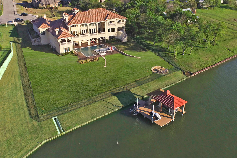 Luxury Auction® Date Approaches for Impressive Lakefront Mansion in Outer Dallas, TX